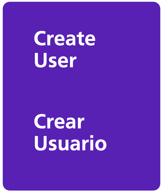 menu create user